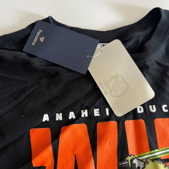 NWT Mens XL Anaheim Ducks Star Wars Long Sleeve Shirt - Picture 4 of 7